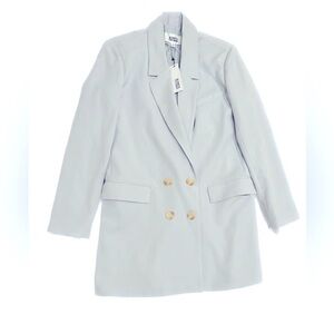 NEW BB DAKOTA BY STEVE MADDEN - OVERSIZED BLAZER in pale blue